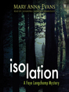 Cover image for Isolation